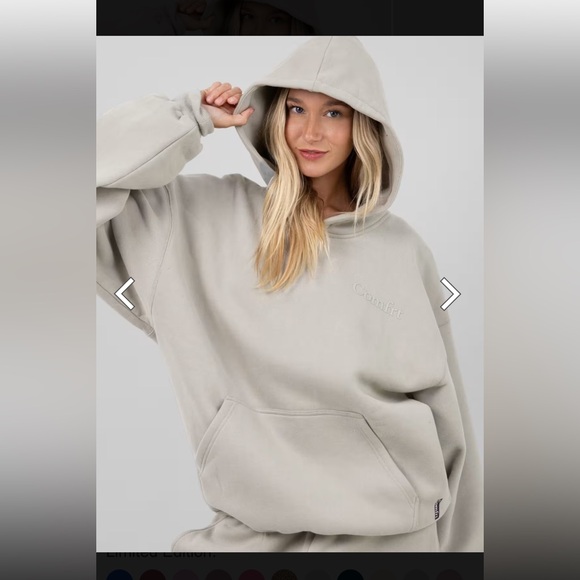 COMFRT Minimalist Hoodie and Sweatpants Set in Cement - Picture 2 of 14